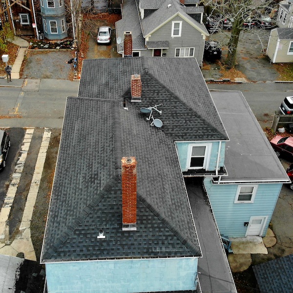 Roof replacement project in Lynn MA
